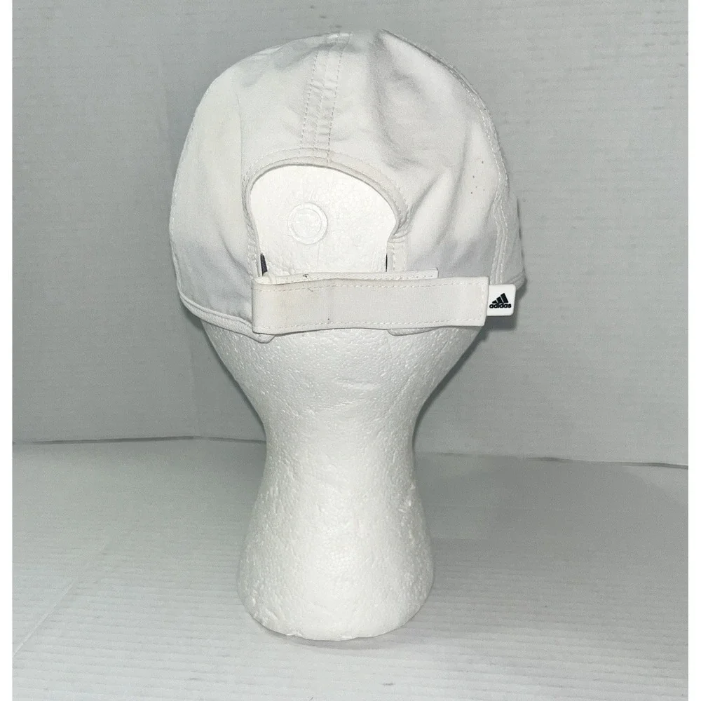 Adidas Aeroready Strapback Hat‎ Men's Adjustable White Running Breathable Logo
